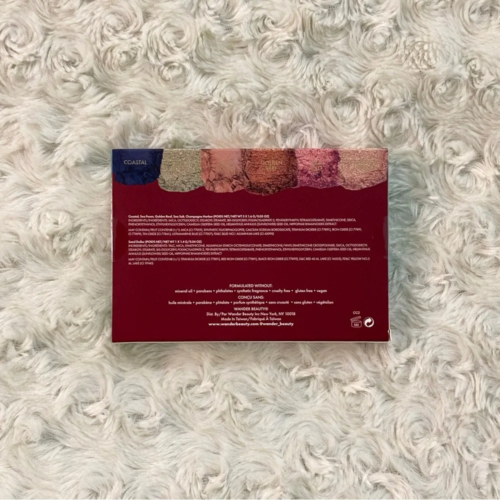 ✨🆕💗🌊WANDER BEAUTY WANDERESS SEASCAPE EYESHADOW PALETTE🏝️💗 - Picture 4 of 7